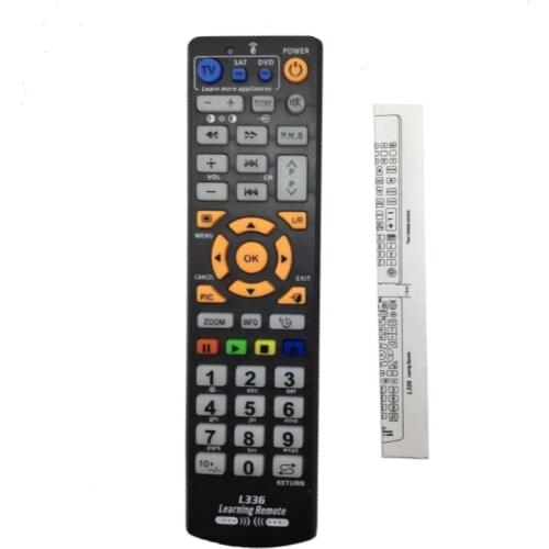 Smart Infrared Remote Control L336 Learning Remote Function Universal Controller Adapter for TV CBL DVD