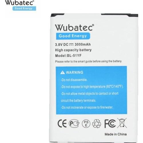 Wubatec Original 1x 3000mAh BL-51YF G4 Battery For LG G4 H810 H812 H811 H815 H818 US991 LS991 VS986 VS999 F500 F500L F500K F500S