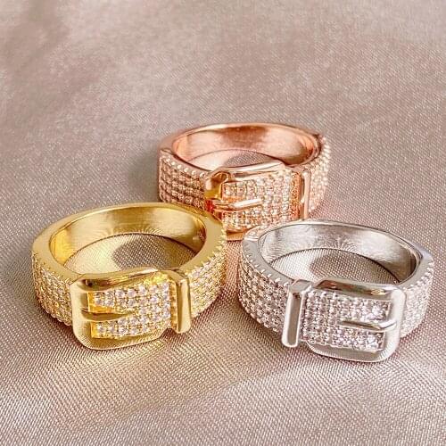 Popular Hot Brands Pure 925 Sterling Silver For Women Jewelry Top Quality Ring Silver Wedding Belt Ring Engagement Flower Ring