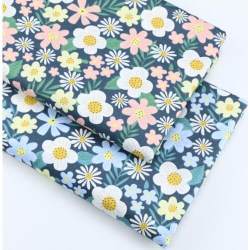 160cm*50cm floral leaves baby cotton cloth patchwork fabric Apparel dress cloth DIY bedding quilting fabric material for sewing