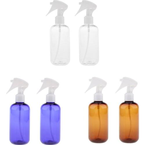 2 Refillable Empty Spray Bottle Water Mister Makeup Salon Home 250ML