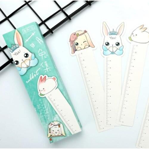 30 Pcs/Pack Cute rabbit Bookmark Paper Cartoon Animals Marks Book Reading Item Creative Kawaii Gift for Kids Children Stationery