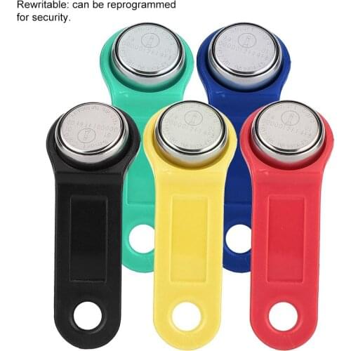 5pcs Rewritable RFID TM Card Set iButton Touch Memory Key High Quality