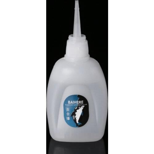 50ml Instant Quick-drying Strong Super Glue 502 Cyanoacrylate Adhesive Strong Bond Fast Wood Rubber Leather Craft