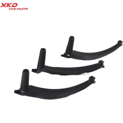 51416969402 LHD Black Inner Door Panel Handle Pull Trim Cover Fit For E70 X5 51416969401