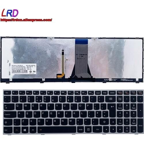 UK English Backlit Keyboard for Lenovo E50 E51 B70 B71 Z50 Z51 B50 G51 G50 -70 -45 -80 -30 -75 300 -15ISK -17 500 -15ACZ Laptop