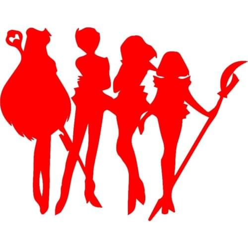 Guapo Animation Figures Silhouette Exterior Styling Vinyl Decal Sticker Car Sticker for Window Motorcycle Car Bumper