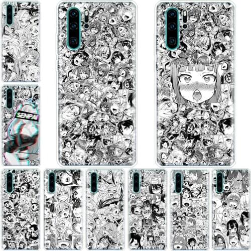 Anime Girl Cartoon Japan Cute Faces Phone Case For Huawei Honor 20 10 9 9X 8A 8S 8X 7X 7A Lite Pro 10I20I Y5 Y6 Y7 Y8 Y9 V20 V30