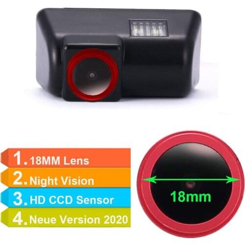 HD super starlight 1280*720 Pixels 1000TV line car rear view back up reverse parking camera For Ford Transit MK6 MK7 2016 - 2018