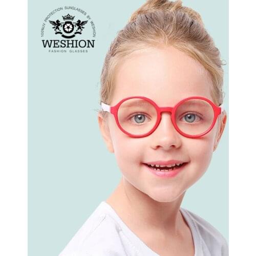 Round Anti Blue Light Glasses Kids 2018 Children Boy Girl Sunglasses Blocking Filter Reduces Digital Eye Computer UV400 Oculos