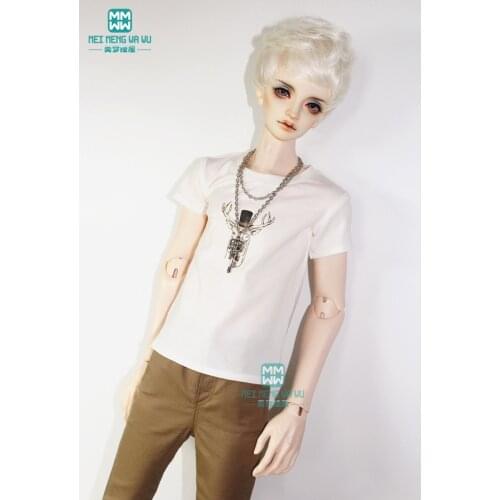 Clothes for doll fit 65-72cm DK SD17、POPO68 BJD uncle fashion t-shirt hooded cardigan