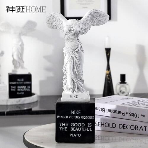 Simple modern creative victory goddess sculpture crafts ornaments Nordic living room decorations office art