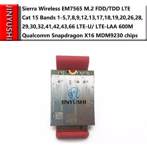 Sierra Wireless EM7565 100% New&Original no fake M.2 FDD/TDD 4G-5G module LTE-U/ LTE-LAA cat 12 Bands Qualcomm Snapdragon X16
