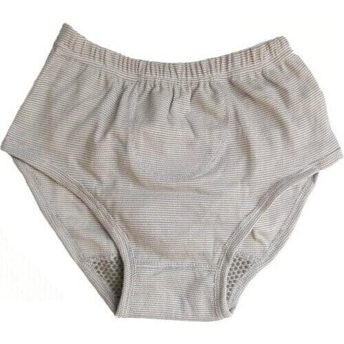 3pcs/lot xl xxl xxxl Nano Magnetic Tourmaline Briefs underwear Unisex briefs old magnetotherapy health underpants