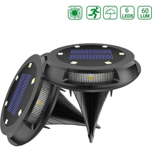 10 LED Outdoor Solar Garden Lights Waterproof Color Underground Light Decorative Solar Lamp Lawn Light for Pathway Yard Deck