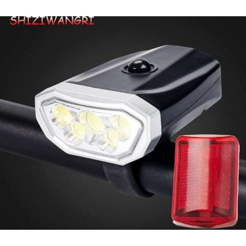 Bike Light MTB Bicycle Front Back Rear Taillight Cycling Safety Warning Light Waterproof Bicycle Lamp Flashligh battery