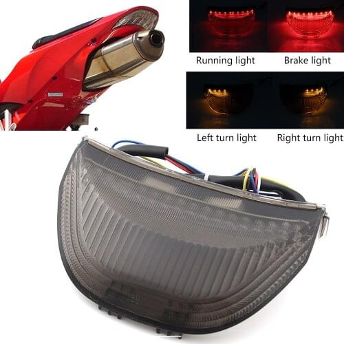 Smoke Motorcycle Tail Brake Light LED Integrated Turn Signal Rear Lamp For Honda CBR 600RR 2003-2006 CBR 1000RR 2004-2007