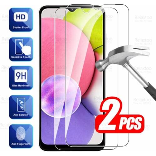 2pcs Tempered Glass For Samsung Galaxy A03s Glass Screen Protector Sumsung A 03s A03 03 S 2021 A037F A037M Cover Protective Film