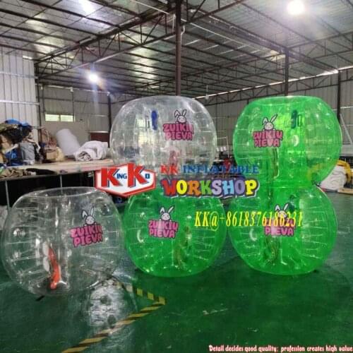 1.2m Kids Inflatable Bumper Ball, Human Body Football Race Bubble Zorb Ball