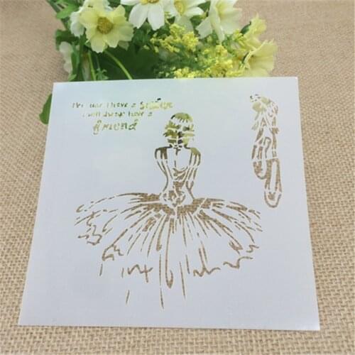 1 Sheet Layering Stencils for DIY Scrapbooking/photo album Decorative Embossing DIY Paper Cards Crafts 07