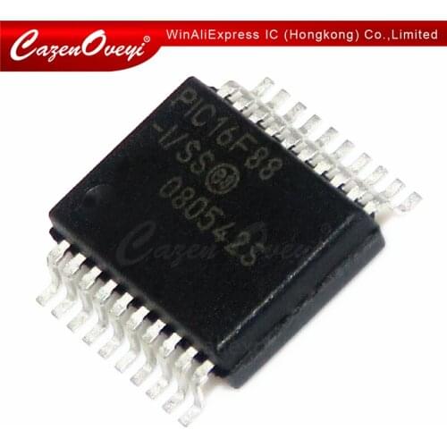1pcs/lot PIC16F88 PIC16F88-I PIC16F88-I/SS PIC16F88-E-SS SSOP-20 In Stock