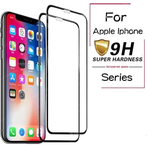 2 PCS Protective glass For Apple iPhone 13 12 mini 11 Pro Max Screen Protector Film for iphone ifone 13pro 12pro tempered glass