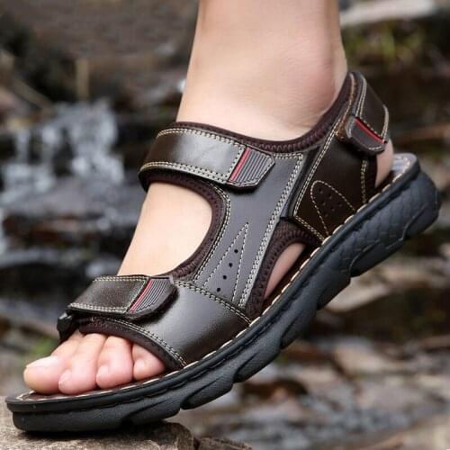 2021Outdoor Breathable Comfort Slip on Plus Size Open Shoes Sandalias Hombre Casual Men Sandals Summer Shoes Sandal Mens Sandles