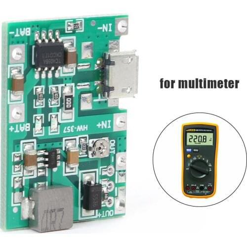 3.7V 9V 5V Adjustable Step Up 18650 Li-ion Battery Charge Discharge Module
