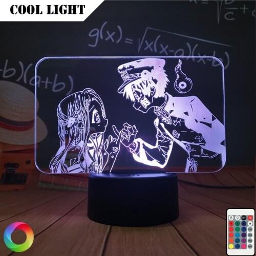 3D Led Night Light Anime Demon Slayer Agatsuma Zenitsu Figure for Kids Child Bedroom Decor Cool light Kimetsu No Yaiba Lamp Gift