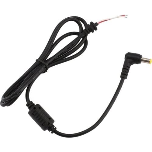 5.5x1.7mm DC Power Charger Plug Cable Connector Suitable For Acer Laptop Adapter Lighting Cable Connector Black