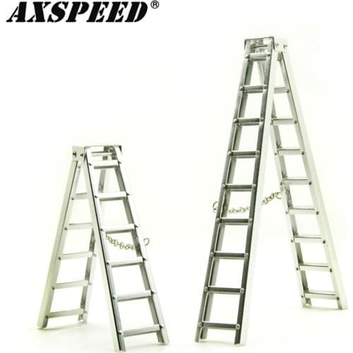 RC 1/10 Accessories Alloy Herringbone Ladder Shorter/Longer SIZE for SCX10 D90 CC01 Crawler
