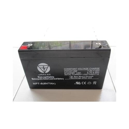 Free shipping 6V 7AH lead acid battery rechargeable battery Childrens electric car battery vrla battery