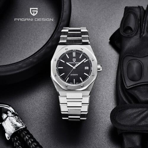 2021 PAGANI DESIGN Top Luxury Brand Men Automatic Mechanical Watch Stainless Steel Sapphire Glass Night Light Watch Reloj Hombre