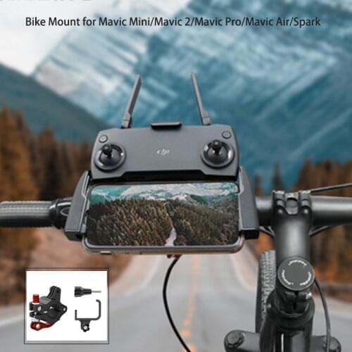 Remote Controller Holder Bicycle Following Shot Bracket Bike Mount For DJI Mavic Mini/Mavic 2/Mavic Pro/Mavic Air/Spark Drone