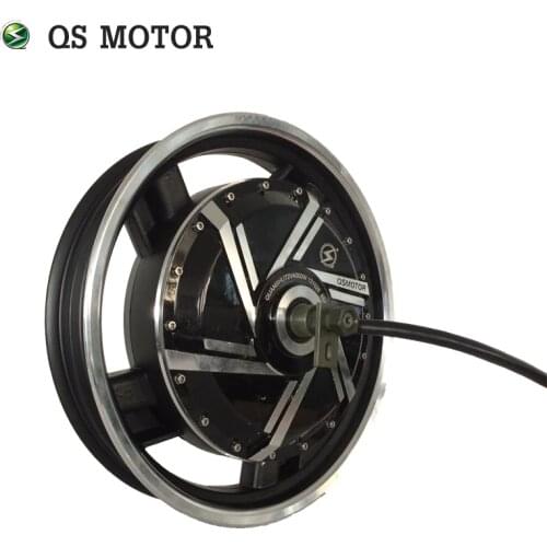 QS Motor 17*3.5inch 6000W 273 V3 hot sale BLDC in wheel motor dual shaft hub motor for ectric scooter/ e-motorcycle