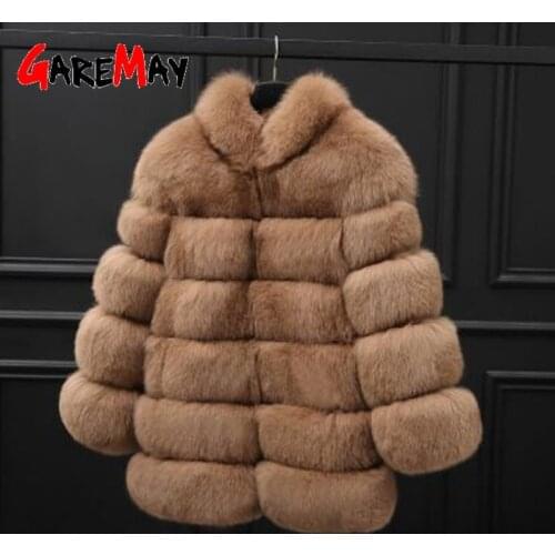 GareMay Long Fur Coats