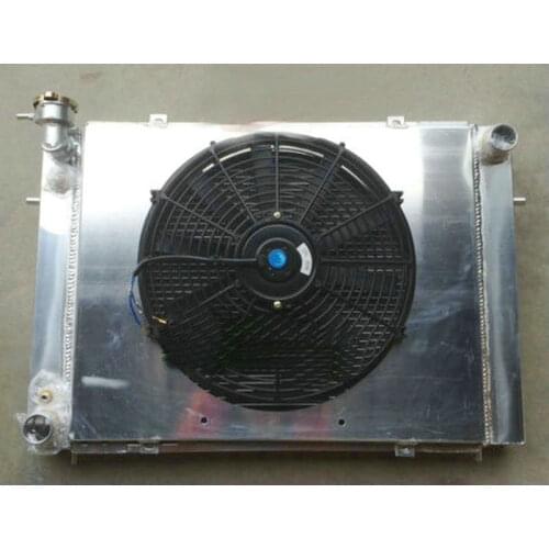 Aluminum Radiator & Shroud & Fan For Holden Commodore VG VL VN VP VR VS V8 52mm Custom 3 ROW Hot Selling