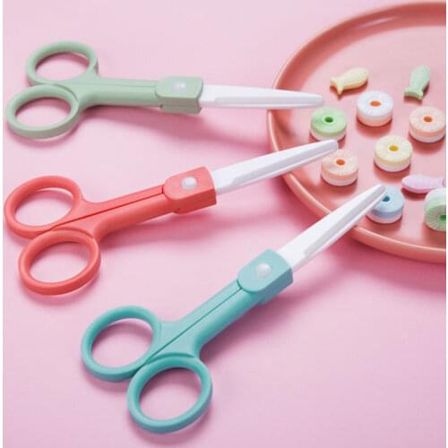 Baby Food Ceramic Scissors Supplementary Food Scissors Food Crushes Tool For Baby Feeding Kitchen Accessories (Random Color)