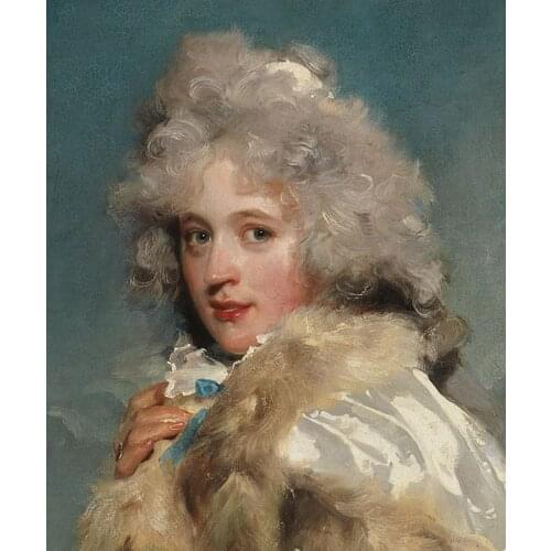 Skills Artist Pure Hand-painted Top Quality Classical Portrait Oil Painting On Canvas Best Quality Classical Canvas Painting