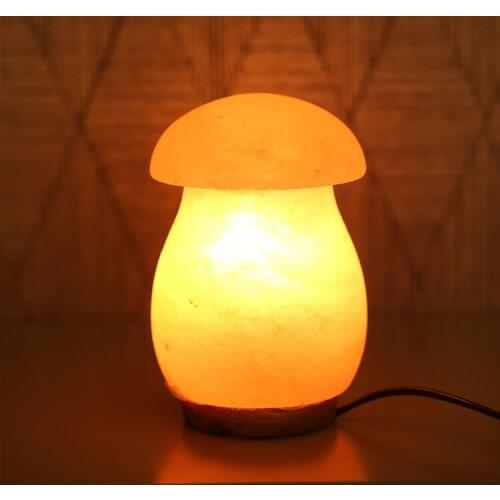 Salt Stone Natural Table Lamp Salt Lamp Mineral Crystal Lamp Mushroom Table Lamp Home Decoration Table Lamp Creative Personality