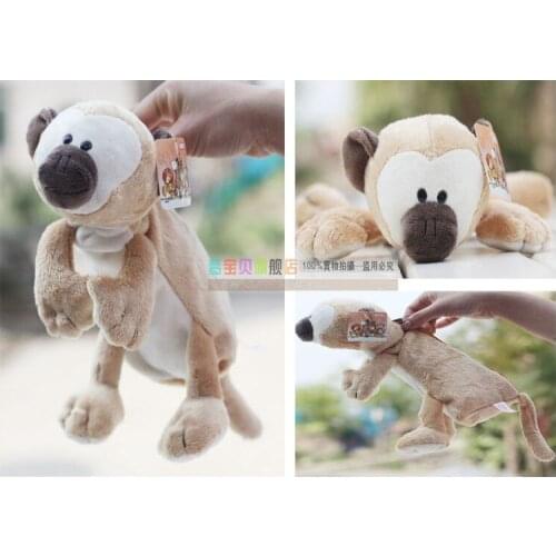 Plush toy cute 1pc 25cm cartoon raccoon monkey friend school fashion bag toy children gift