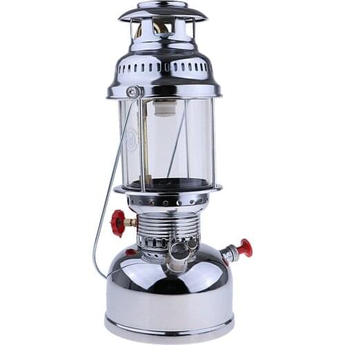 Portable Outdoor Gas Lantern Camping Hiking Light Safety Kerosene Oil Lamp