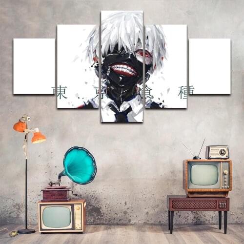 Canvas Print Tokyo Ghoul Poster Decorative Picture Modern Wall Art Paintings Home Decor No Frame Anime Fan Gift