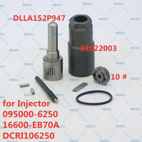 095000-6250 16600-EB70A DCRI106250 Injector Repair Kits Nozzle DLLA152P947 10# Injection Parts 16600EB70A for TOYOTA Nissan