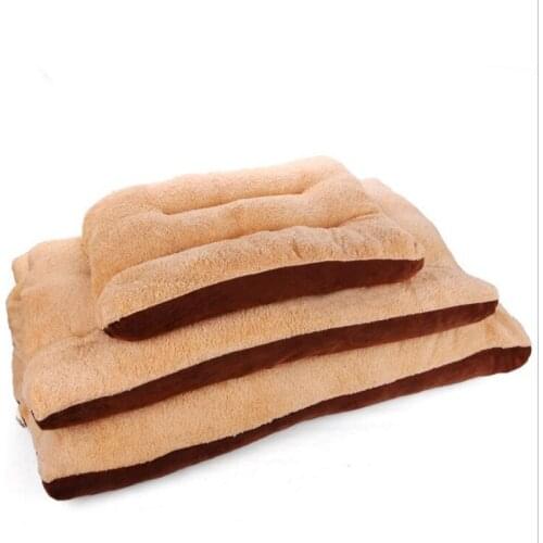 Pet Mat Removable Square Kennel Lambs Wool Deerskin Labrador Golden Retriever Large Dog Available Pet Pad Bed DB822