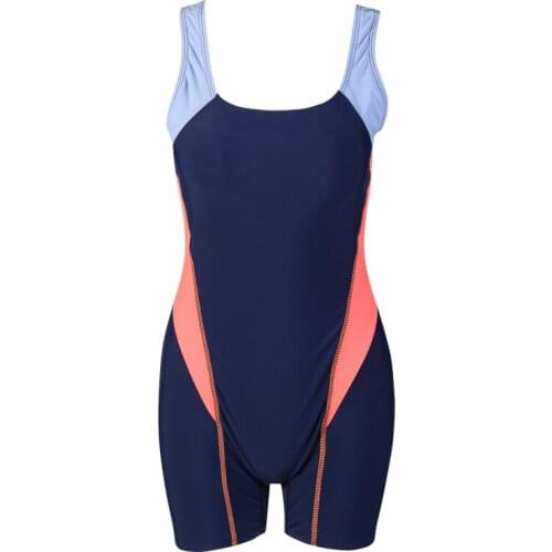 M to 6XL New One Piece Swimsuit Sport Swimwear Women Patchwork Women Swimsuits Competitive Racer Back Boyleg Bathing Suits