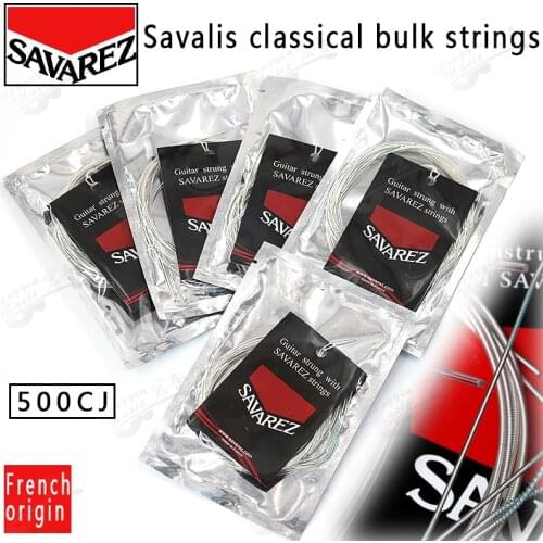 French Savarez 500CJ bulk classical guitar strings nylon set with high tension strings