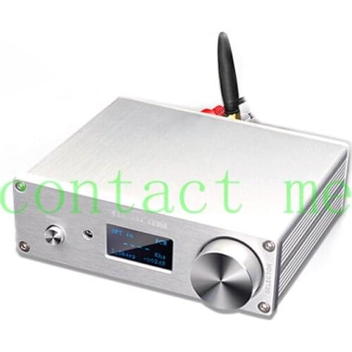 SU9 Dual AK4493 + Bluetooth 5.0 + Amanero USB DAC Decoder Support DSD W/ OLED Display，QCC3034 Digital Optical Coaxial