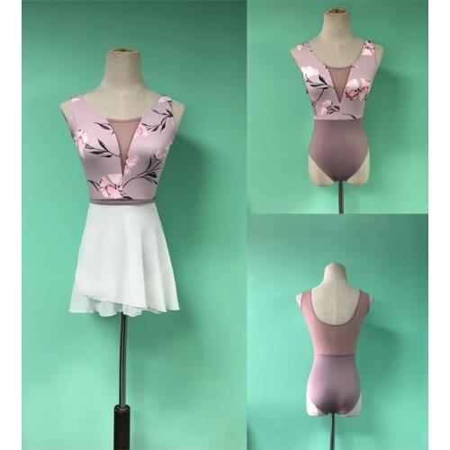 Ballet Leotards Vest Adult Elegant Practice Ballet Dancing Wear Women High Quality Dance Team Gymnastics Coverall