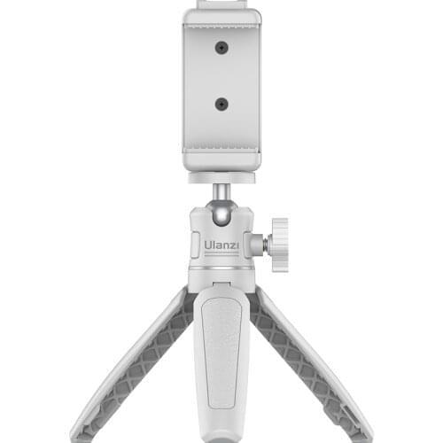 Ulanzi MT-08 Mini Smartphone DSLR Tripod for Sony ZV1 Canon M50 Cold Shoe Tripod Mount for LED Light Microphone Vlog Tripod Kit